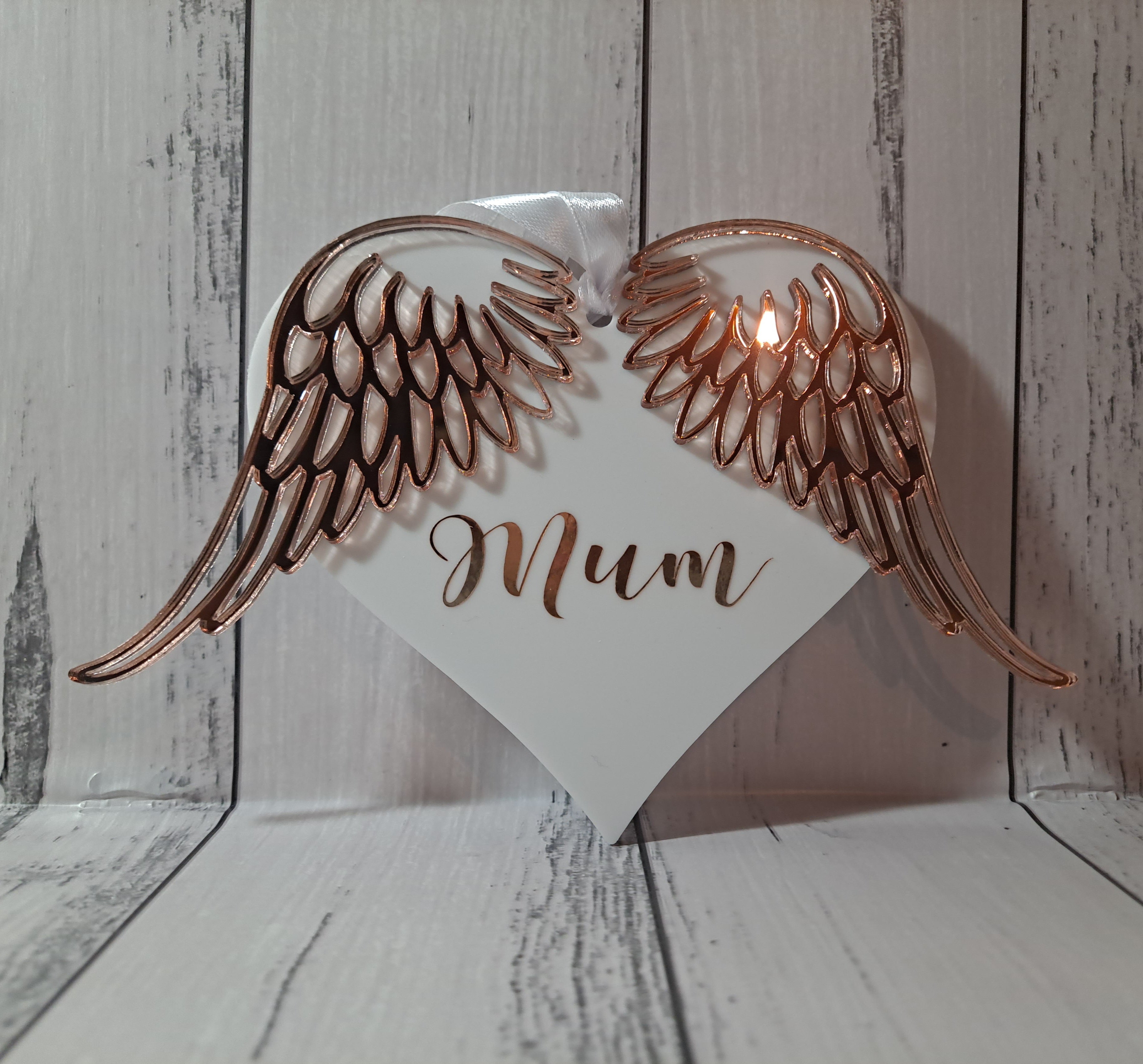 Rose Gold memory wings